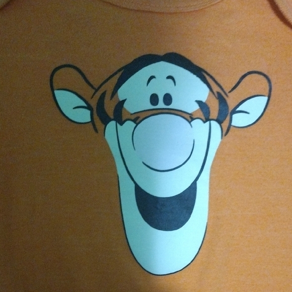 Disney Orange Tigger Baby Onesie and Tiger Stripe Pants Set​​ - Picture 2 of 5